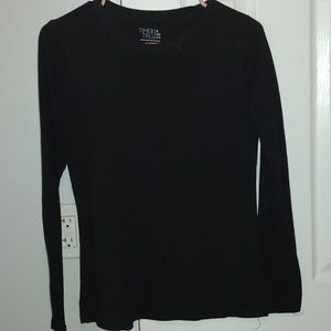 Black long sleeve top